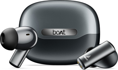 boAt Airdopes Prime 701 ANC, w/ Crest AI 46dB Hybrid ANC,50Hrs Battery,Spatial Audio Bluetooth Headset (Smart Grey, True Wireless)