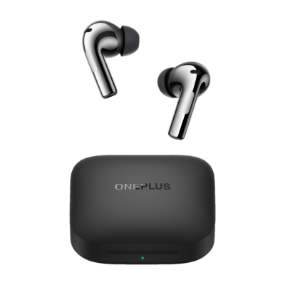 OnePlus Buds 3 TWS, in Ear Earbuds with Sliding Volume Control and 49dB ANC Bluetooth Headset (Metallic Gray, True Wireless)